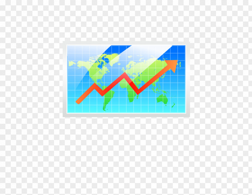 Blue Business Chart Data Icon PNG