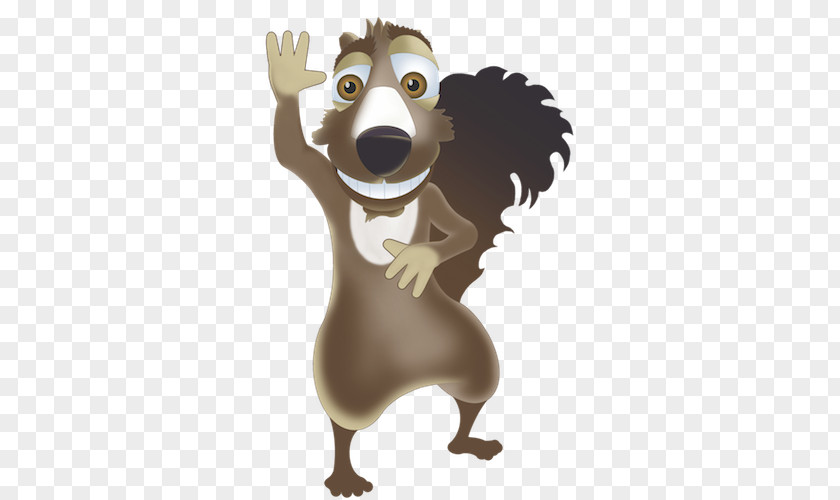 Fox Squirrel Canidae Dog Rodent Cartoon PNG