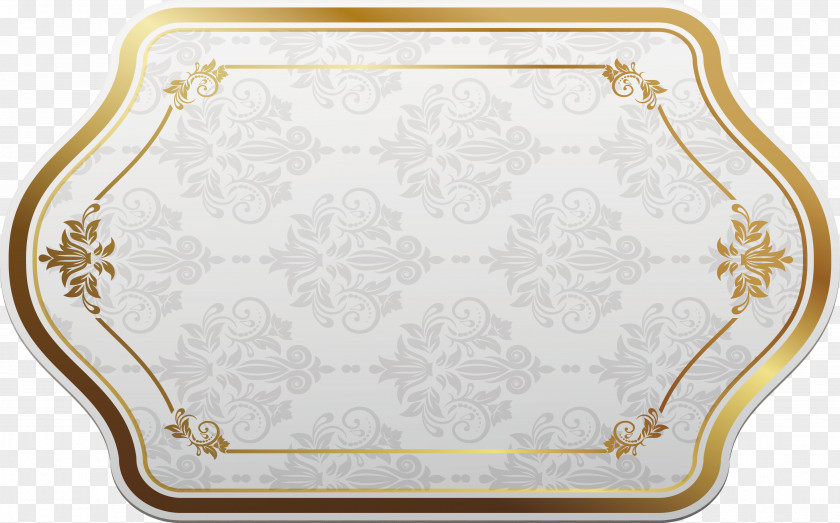 Paper Border Gold ISO 216 PNG