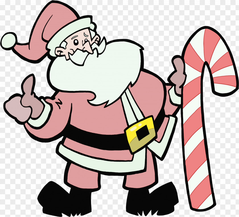 Pleased Christmas Santa Claus PNG