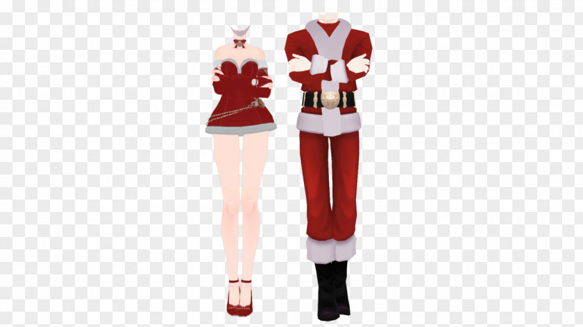 Santa Claus Clothing MikuMikuDance Costume Christmas Day PNG