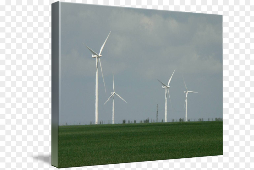 Windmill Farm Wind Turbine Energy Drawing Modern PNG