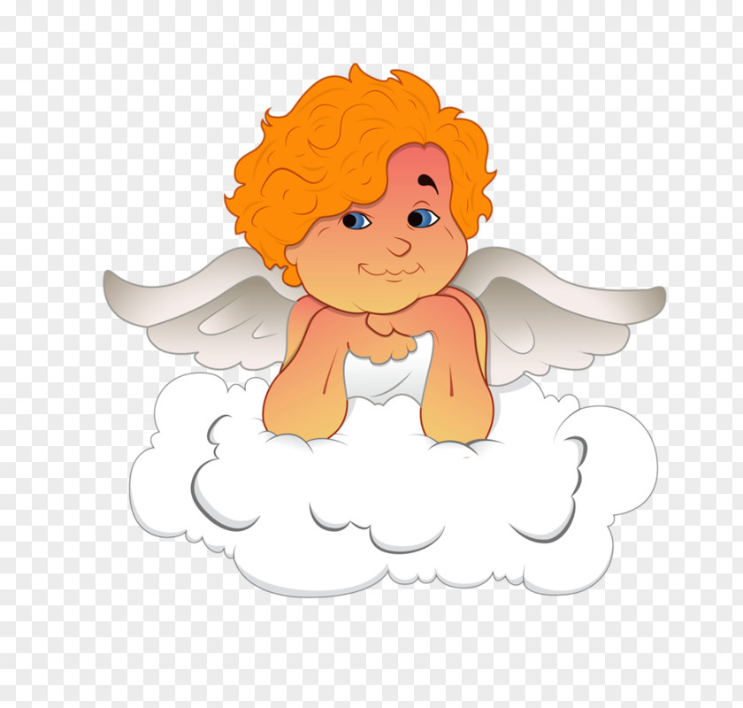 Hand-painted Angels Clip Art PNG