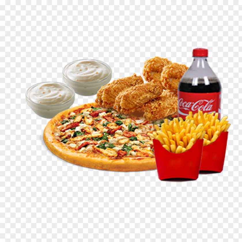 Pizza French Fries Chicken And Chips Doner Kebab Cheese PNG