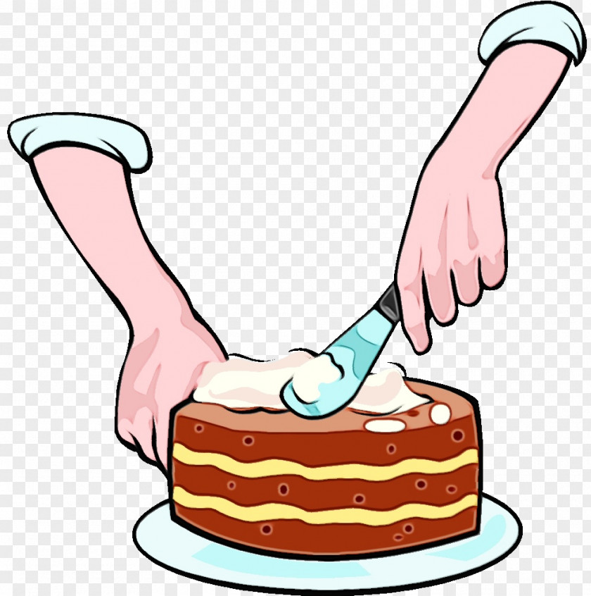 Thumb Cake Clip Art Icing Finger Buttercream Hand PNG