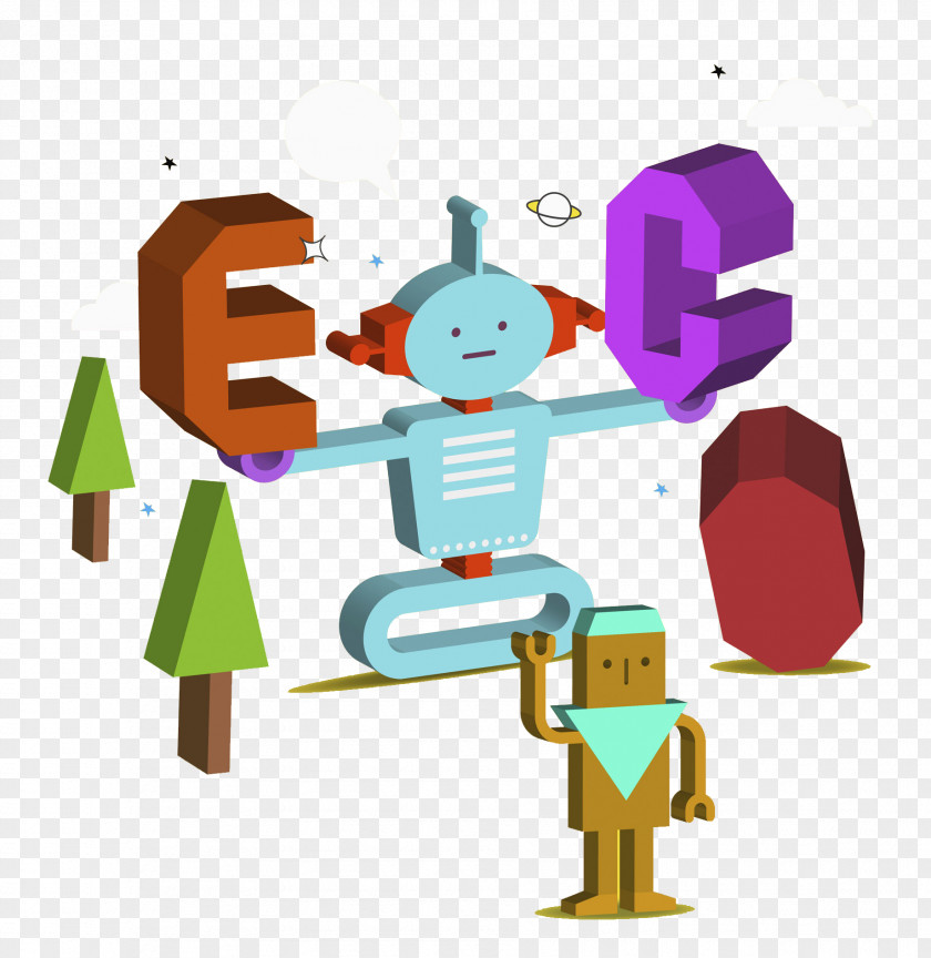 Cartoon Robot Clip Art PNG