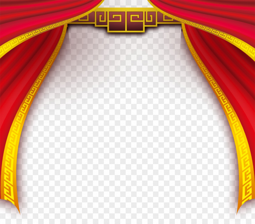 Chinese Style Wedding Curtain New Year Download PNG