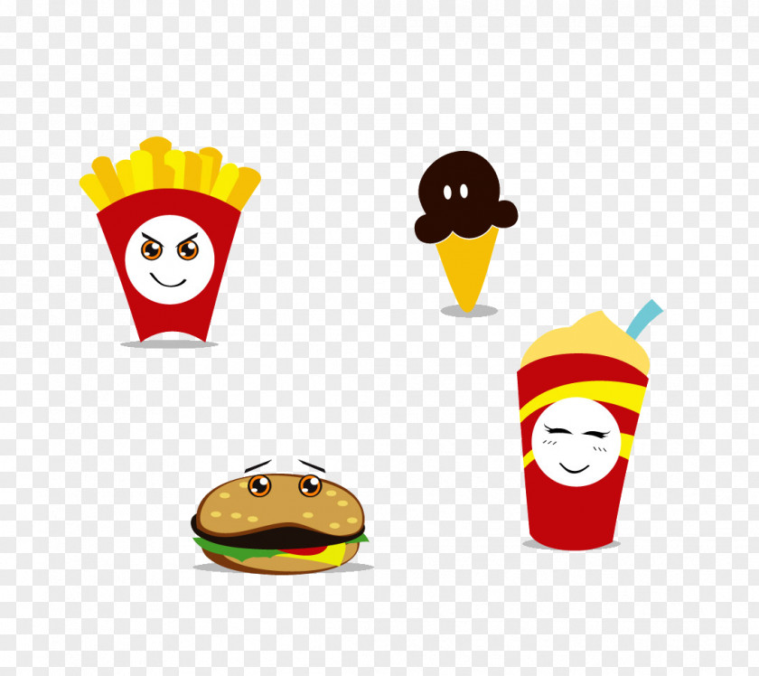 Fries Burger Soft Drink Fast Food Hamburger French Cuisine PNG