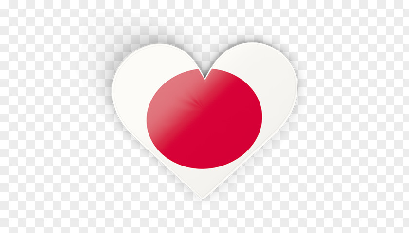 Japan Flag Heart Product Design Love PNG