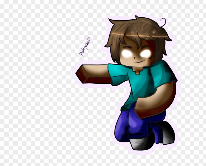 Minecraft Herobrine Fan Art Creepypasta PNG