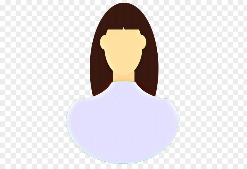 Silhouette Sitting Hair Cartoon PNG