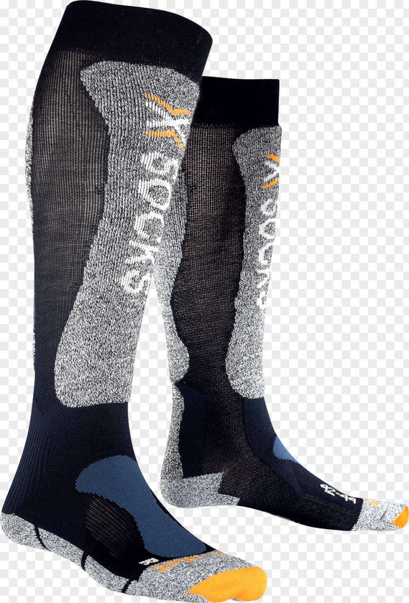 Black ~ Grey Carved TurnPolish Currency 1941 Alpine Skiing X-Socks Ski Carving Silver Mens Socks PNG