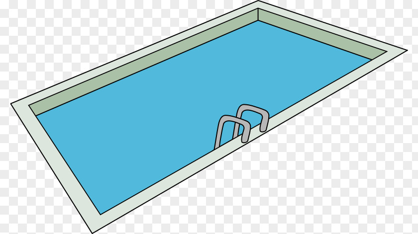 Cartoon Blue Swimming Pool Royalty-free Clip Art PNG