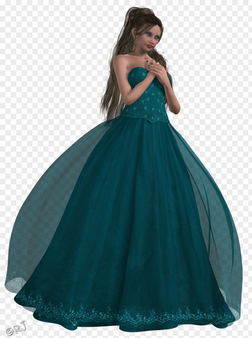 Dress Gown Cocktail Shoulder Satin PNG