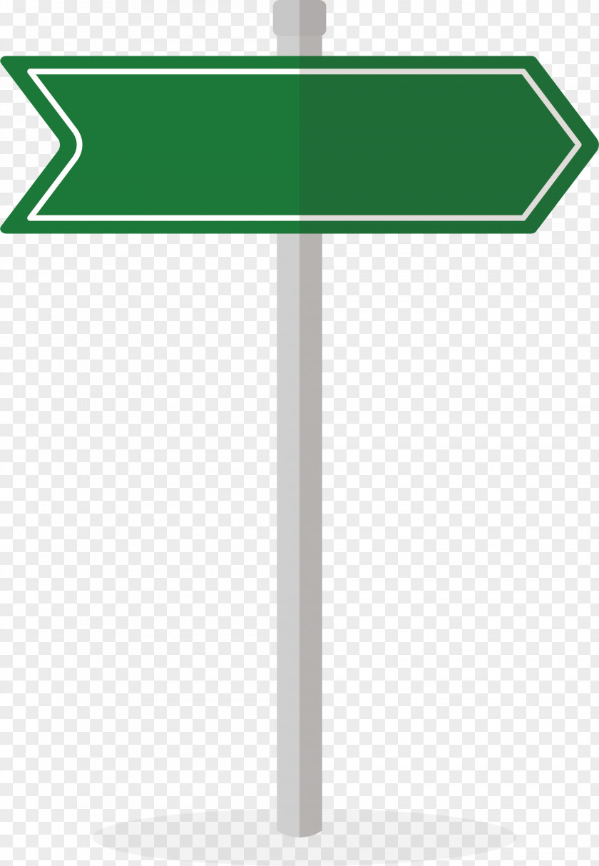 Green Arrow Sign Traffic Euclidean Vector PNG