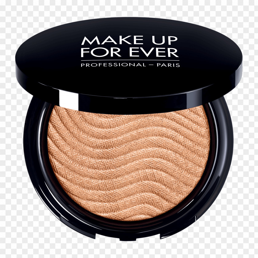 Make Up For Ever Pro Light Fusion Undetectable Luminizer Cosmetics Highlighter Bronze Compact Bronzer Foundation PNG