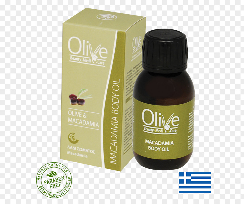 Oil Olive Macadamia PNG