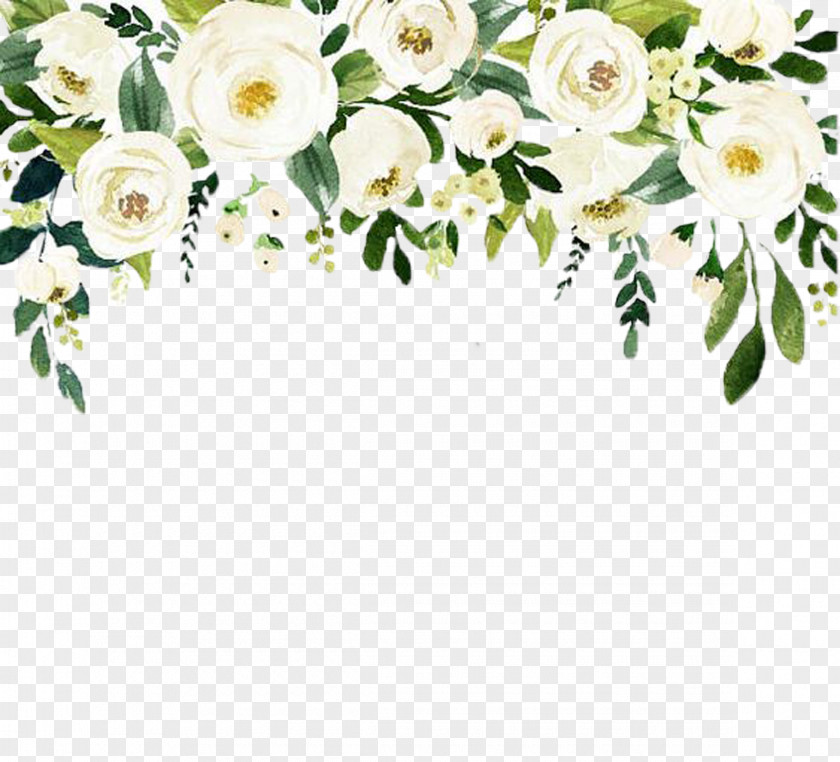 Rose Order Floristry Floral Wedding Invitation Background PNG