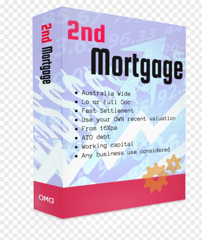 Second Mortgage Brand Loan Font PNG