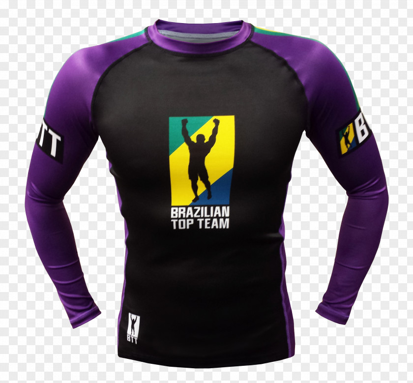 T-shirt Long-sleeved Rash Guard Brazilian Top Team Jersey PNG