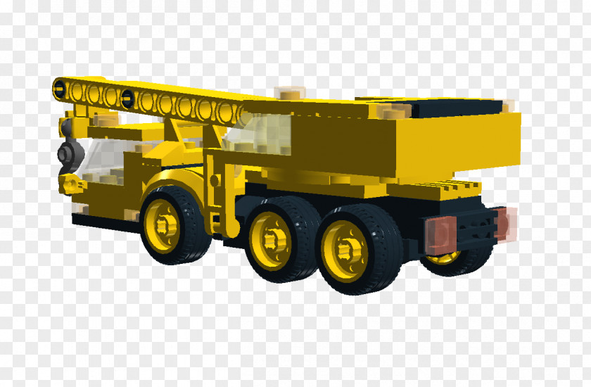 Lego Crane Machine Truck Driver Warehouse Product PNG