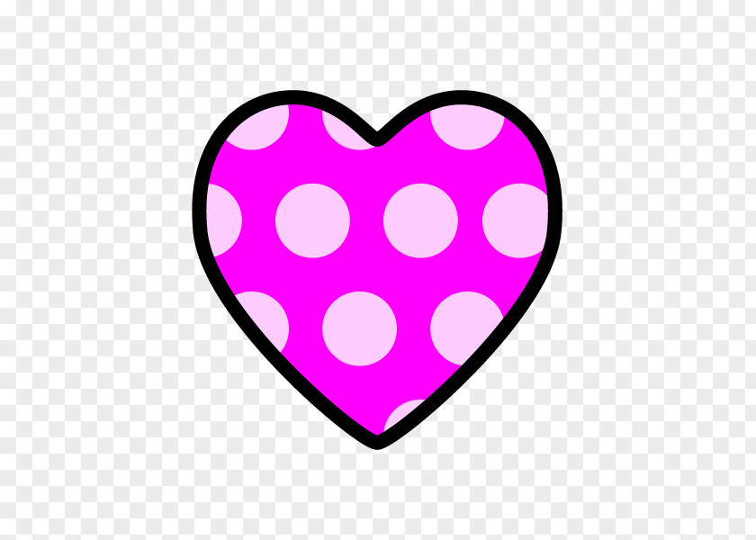 Line Pink M Heart Clip Art PNG