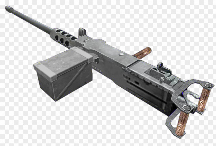 Machine Gun Firearm .50 BMG M2 Browning Weapon PNG