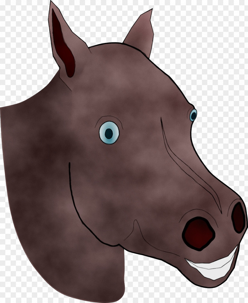 Mare Liver Mustang American Quarter Horse Head Mask Pony Cartoon PNG