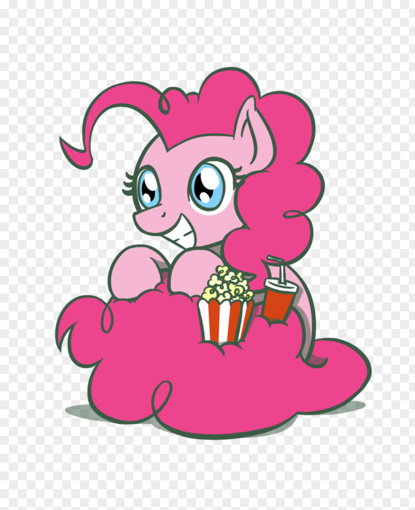 My Little Pony Characters Pinkie Pie Clip Art Popcorn PNG