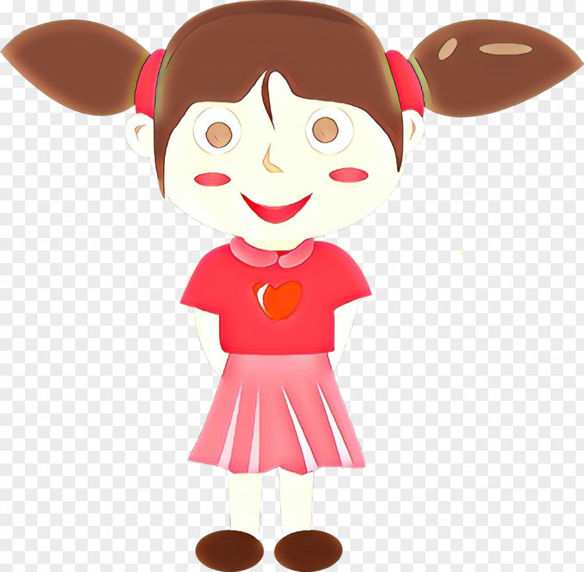 Cartoon Brown Hair Child PNG