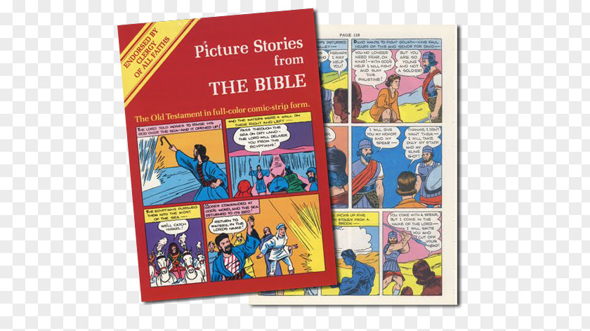 Good Samaritan Comics Picture Stories From The Bible: Old Testament In Full-Color Comic-Strip Form Comic Book Bible PNG