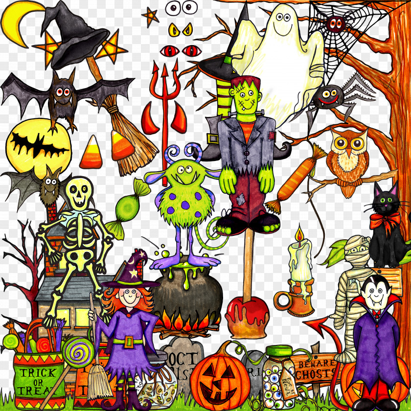 Halloween Decoration PNG