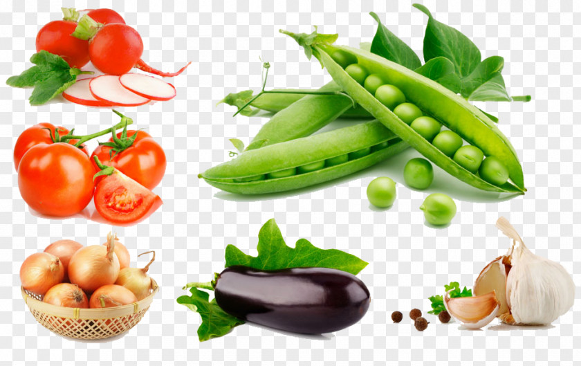 Fresh Fruits And Vegetables Organic Food Pea Vegetable Fruit PNG