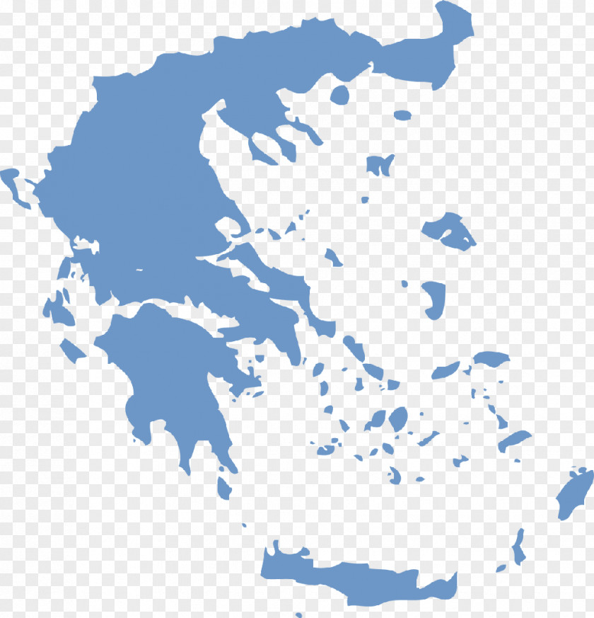 Greece Crete Vector Map Blank PNG