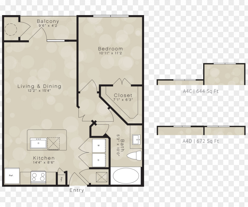 Indoor Floor Plan Elan City Lights Apartments Condominium Renting PNG