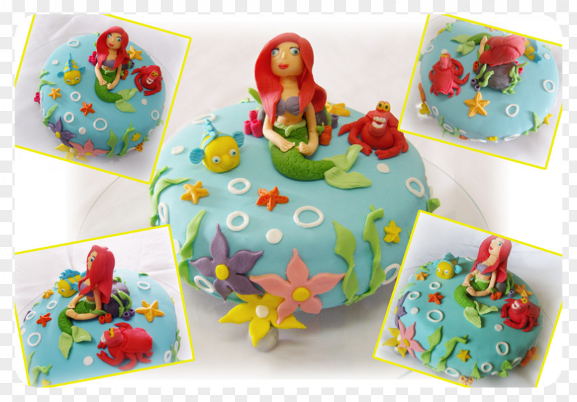 Cake Ariel Sebastian Sugar Royal Icing PNG