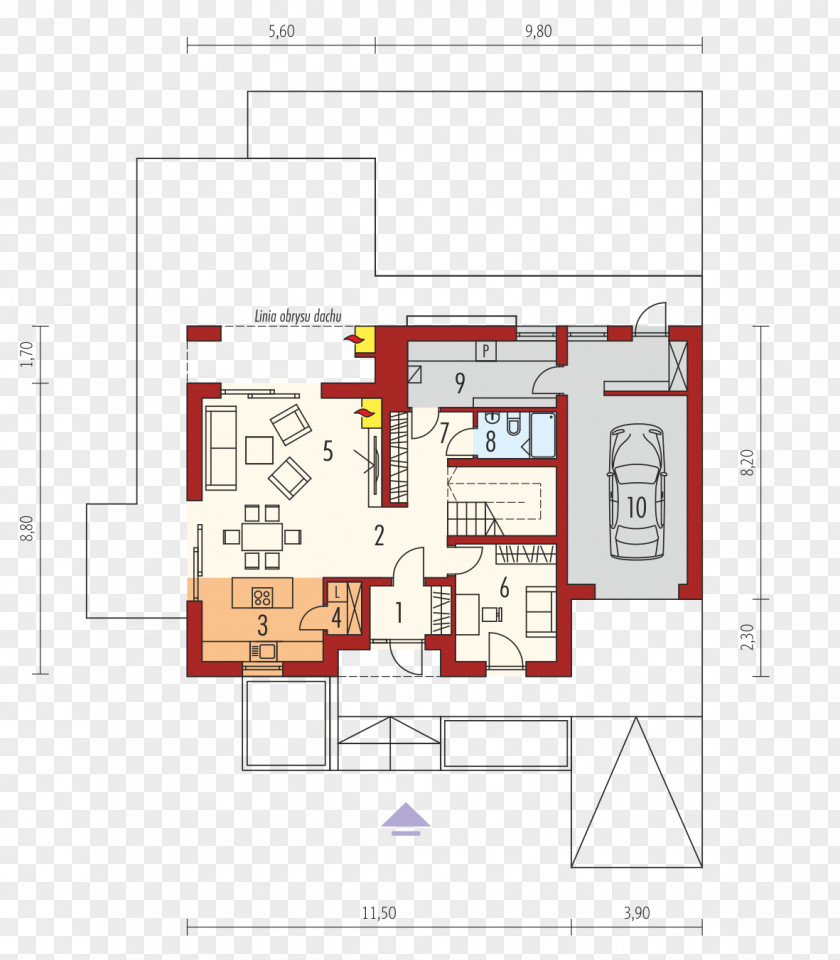 Design Floor Plan Line PNG