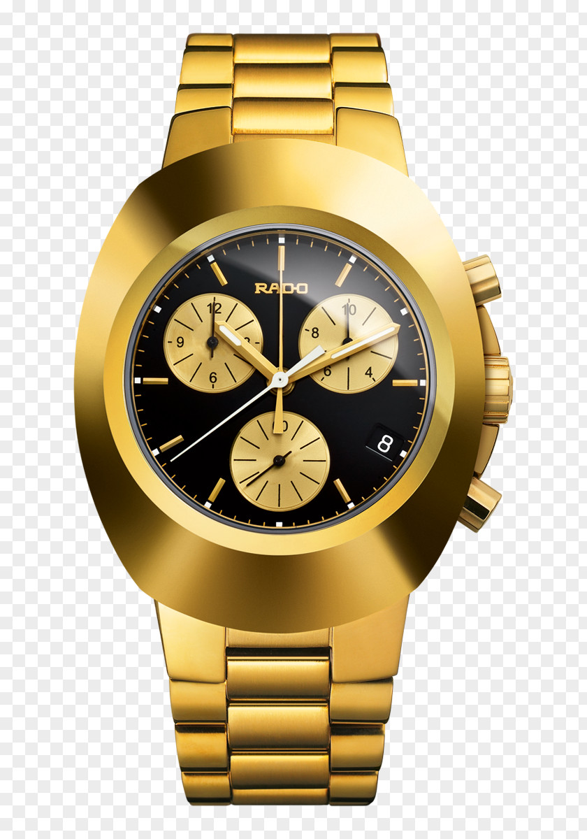 Gold Number Rolex Daytona Rado Watch Chronograph Quartz Clock PNG