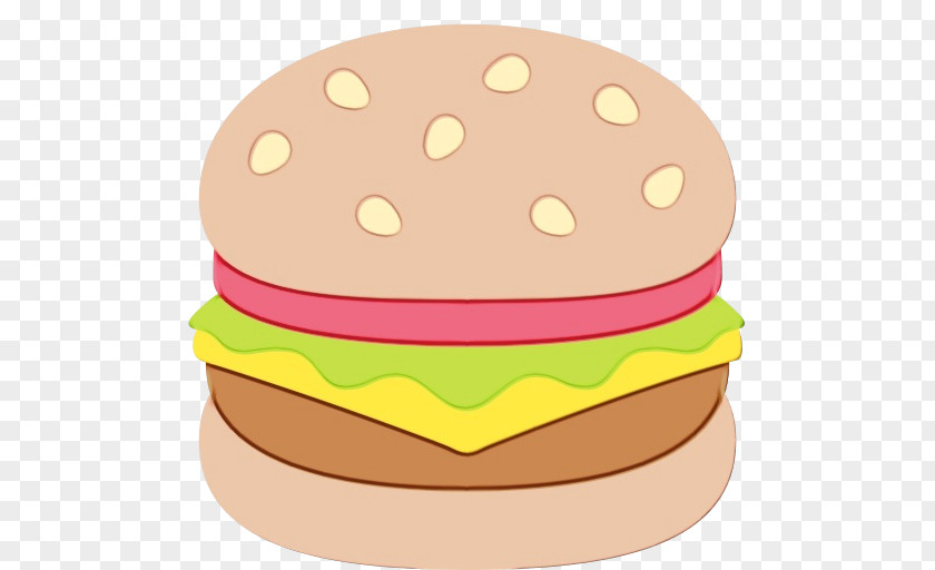 Patty Dish Junk Food Cartoon PNG