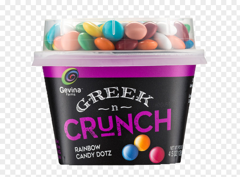 Rainbow Dots Crumble Greek Cuisine Milk Nestlé Crunch Yoghurt PNG