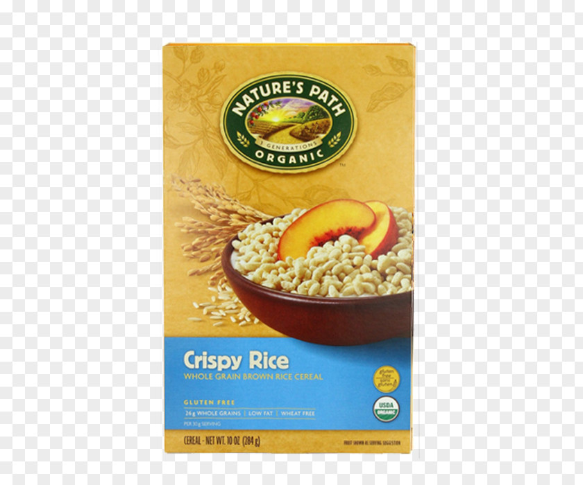 Rice Cereal Breakfast Organic Food Corn Flakes Muesli Nature's Path PNG