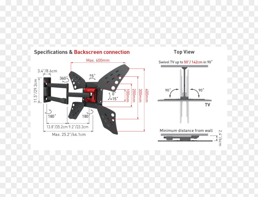 זרועות ברקן Television Bracket Flat Display Mounting Interface Video Electronics Standards Association PNG