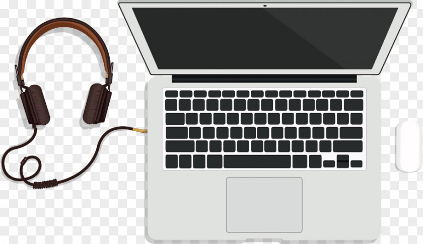 Vector Computer Headphones Plug MacBook Pro 15.4 Inch Laptop Air PNG