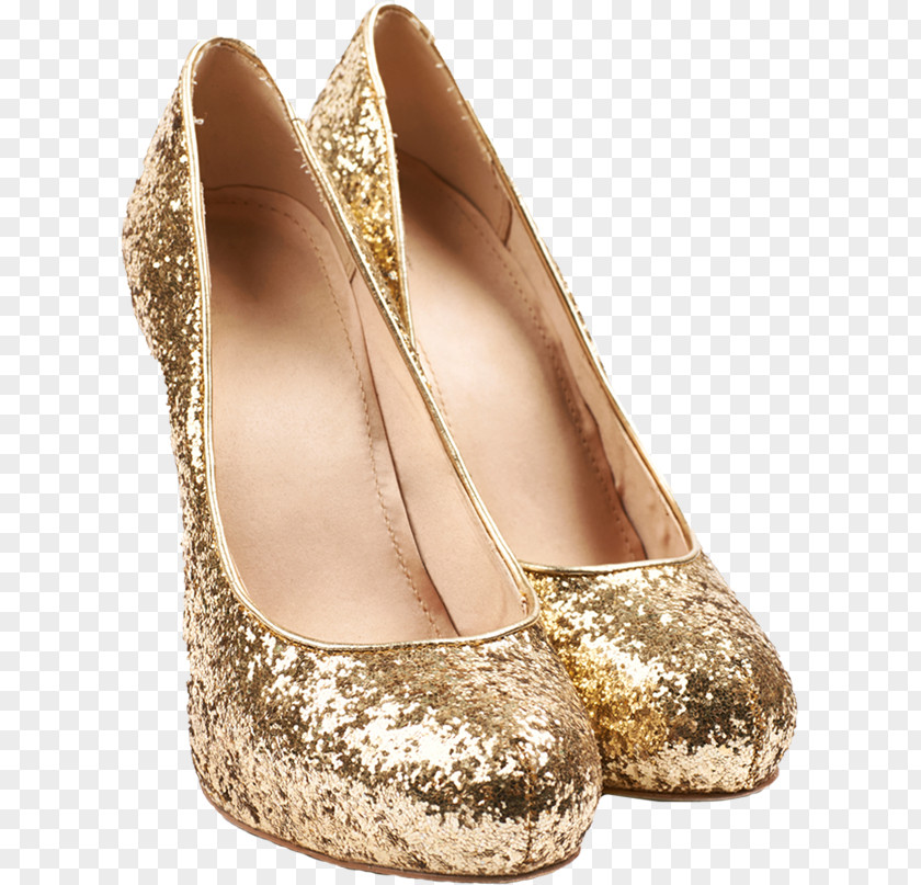 Ballet Flat High-heeled Shoe Glitter PNG