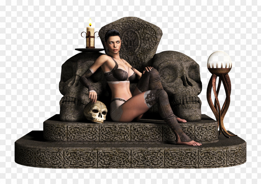 Fantasy Women Throne Image Editing PNG