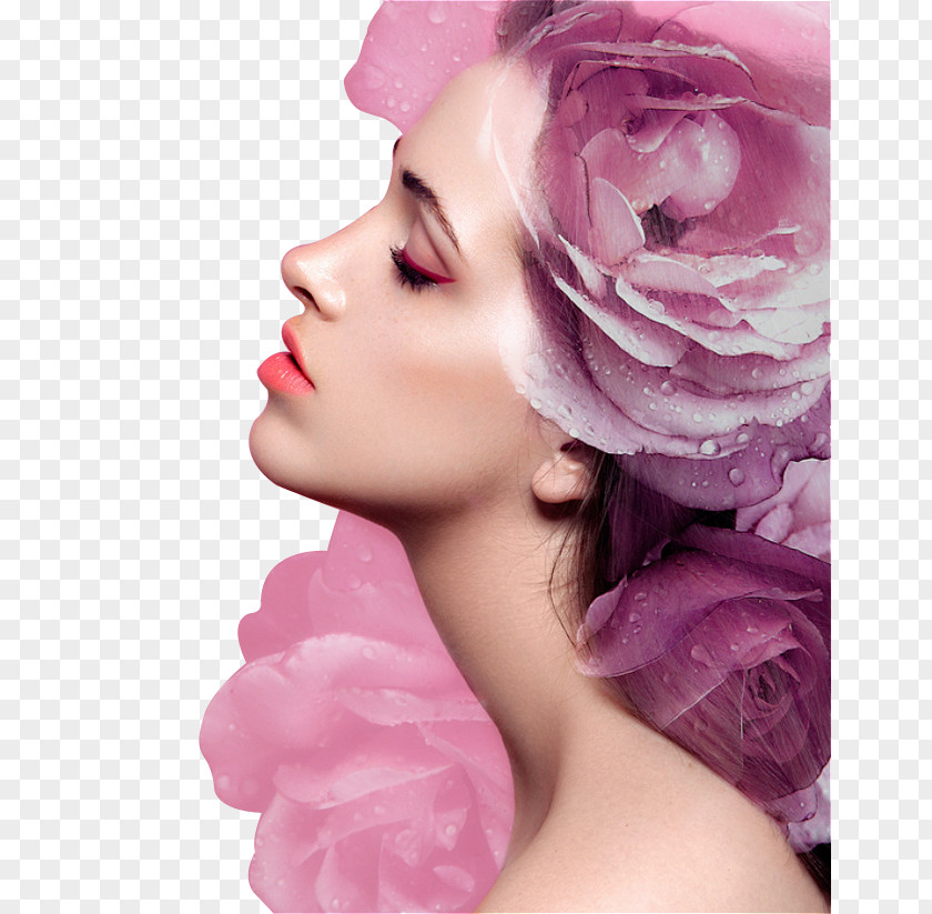 Fashion Makeup Female Face Closeup Beauty Eye Shadow Cosmetics PNG