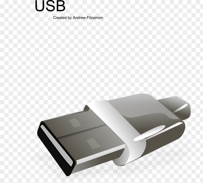 Laptop USB Flash Drives Electrical Connector Cable PNG
