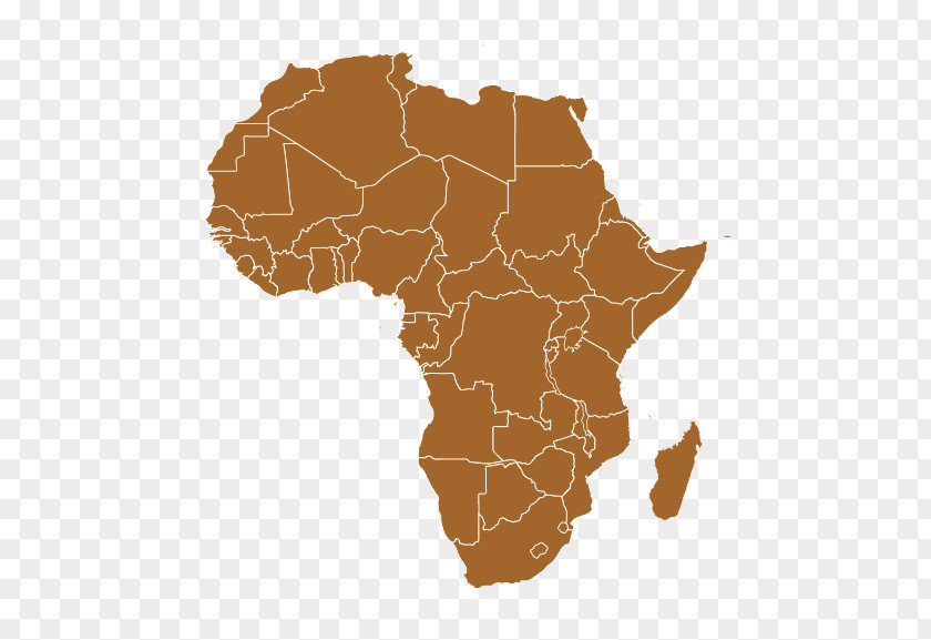 Map West Africa Blank PNG