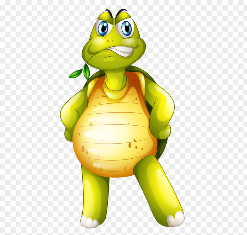 Angry Turtle Sea Illustration PNG