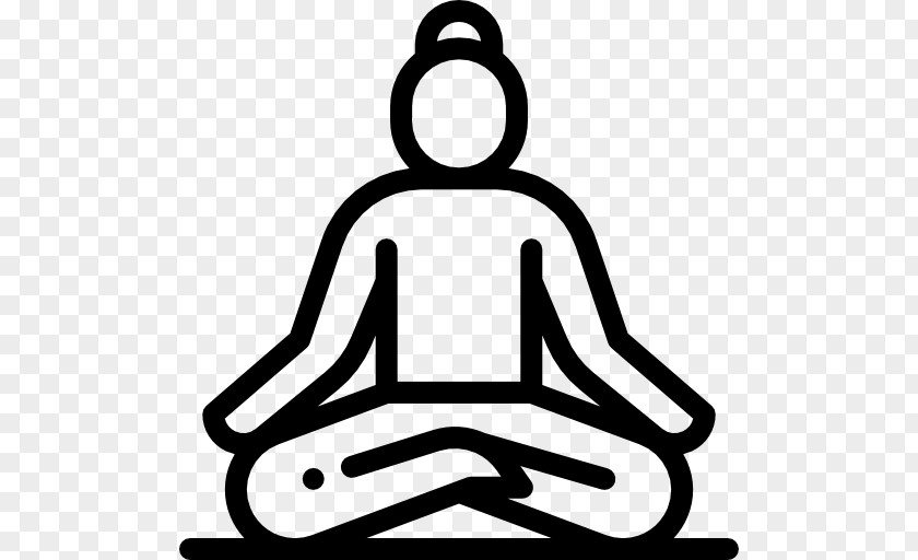 Blackandwhite Coloring Book Yoga Background PNG